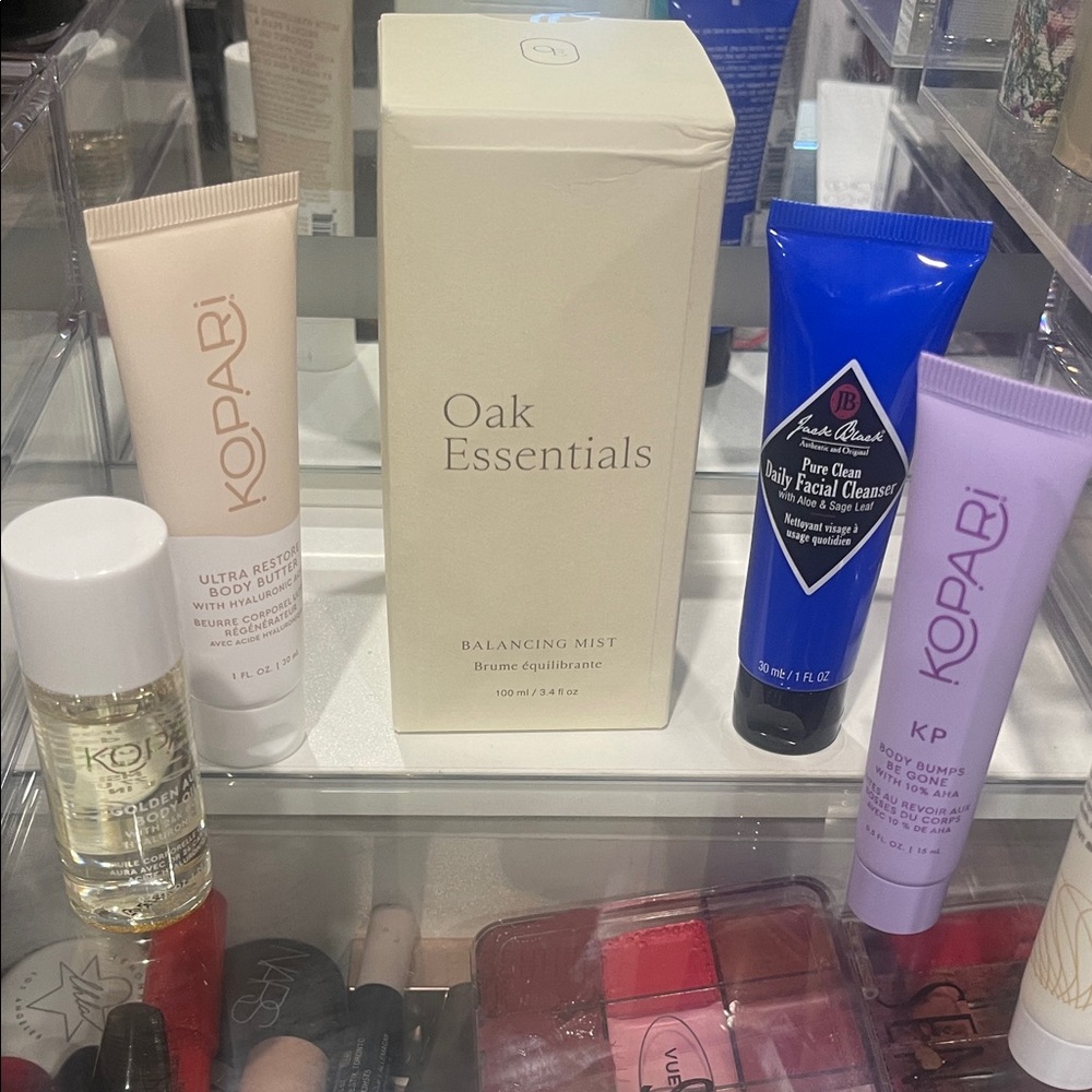 Kopari Skincare Collection with Purple and White Accents 6 item bundle